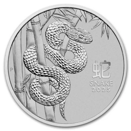 1 OUNCE PLATINUM AUSTRALIAN LUNAR YEAR OF THE SNAKE 2025