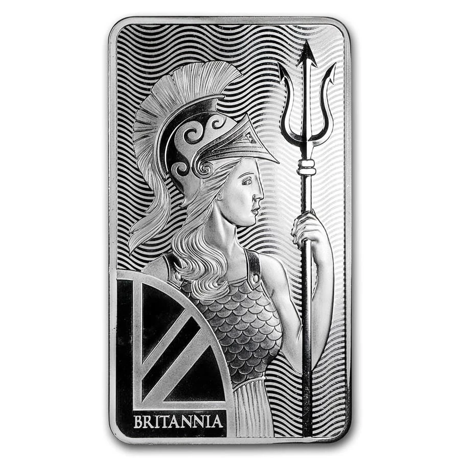10 OUNCE SILVER BAR ROYAL MINT