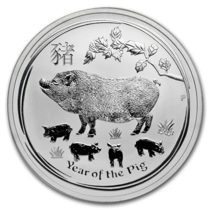 1 OUNCE SILVER 2019 AUSTRALIAN PIG