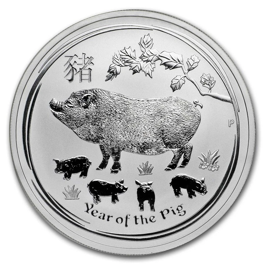 1 OUNCE SILVER 2019 AUSTRALIAN PIG