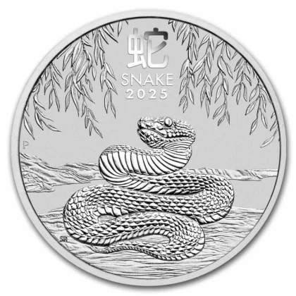 1 OUNCE SILVER AUSTRALIAN LUNAR YEAR OF THE SNAKE 2025