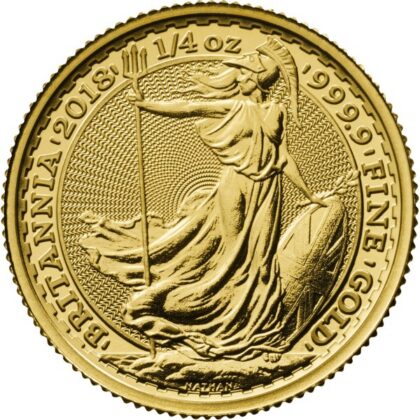 1/4 oz British Gold Britannia coin