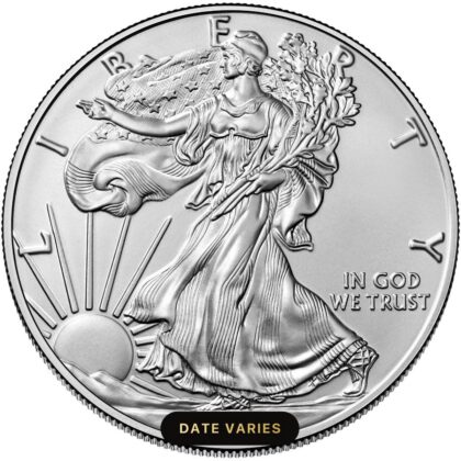 American Silver Eagle 1 oz coin, Walking Liberty side