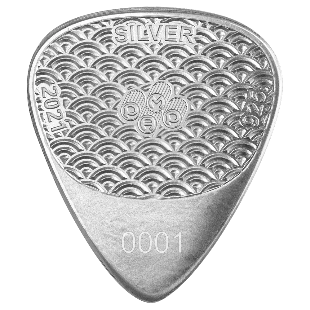 10 Gram Sterling Silver Fender Guitar Pick