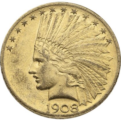 $10 Indian Head Eagle gold coin
