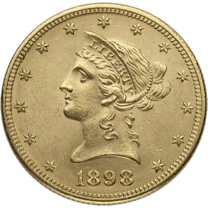 $10 Liberty Head Eagle gold coin