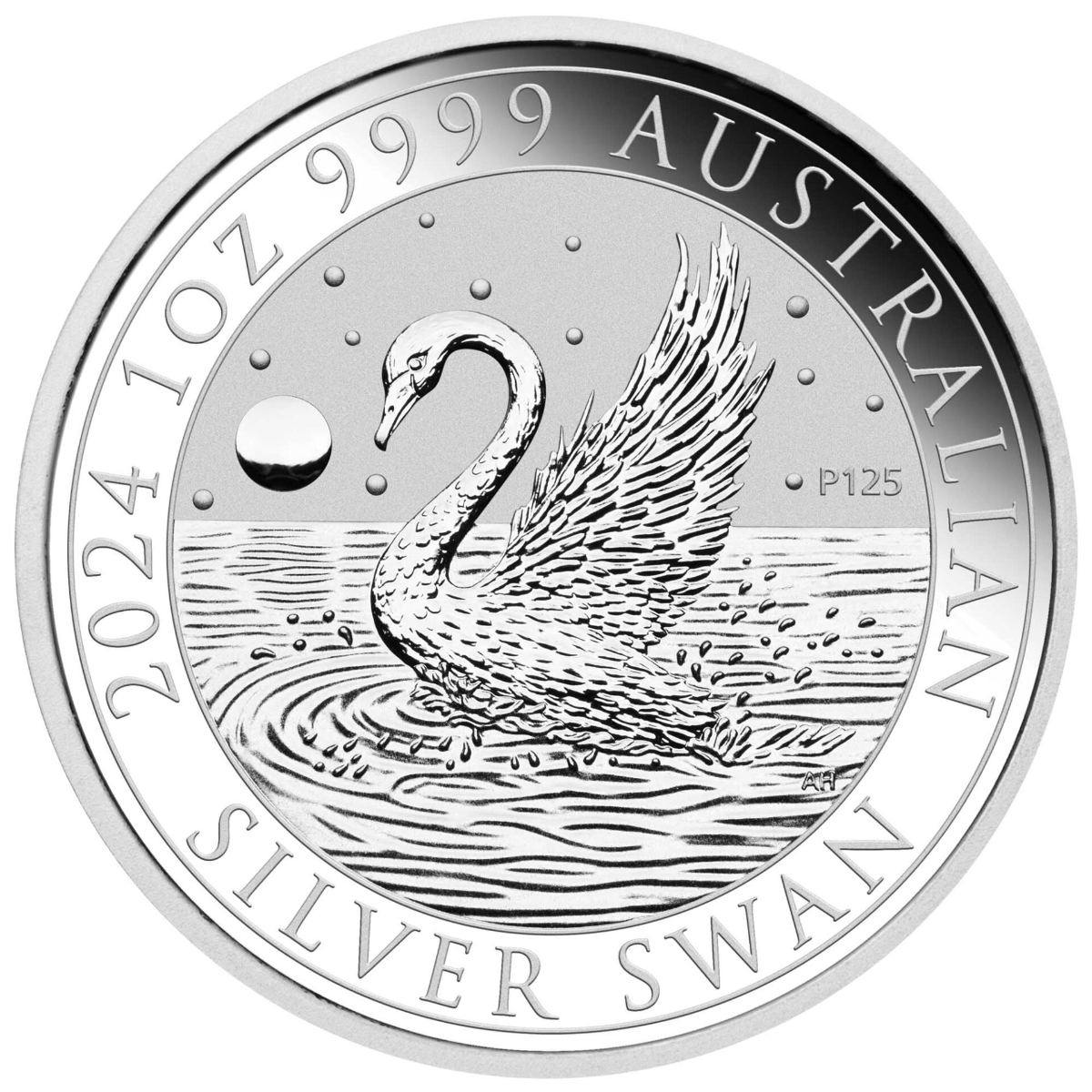 2024 1 oz Perth Mint Silver Swan Coin