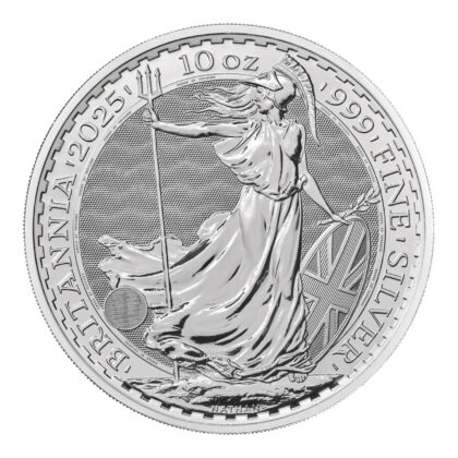 2025 10 oz British Silver Britannia Coin