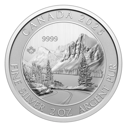 2025 2 oz Silver Rockies Coin