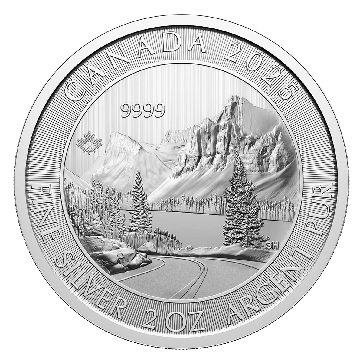 2025 2 oz Silver Rockies Coin