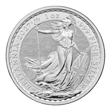 2027 1 oz British Silver Britannia Coin