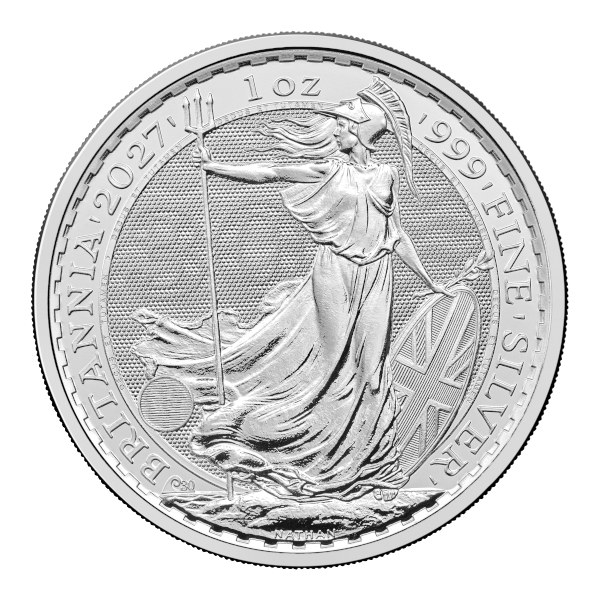 2027 1 oz British Silver Britannia Coin