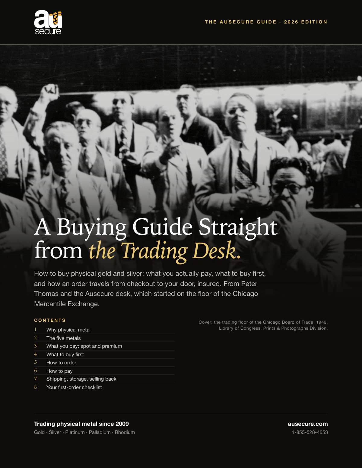Cover of the Ausecure buying guide, 2026 edition: A Buying Guide Straight from the Trading Desk