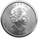 1 oz Canadian Platinum Maple Leaf Coin 1 oz Canadian Silver Maple Leaf Coins (Tube of 25)